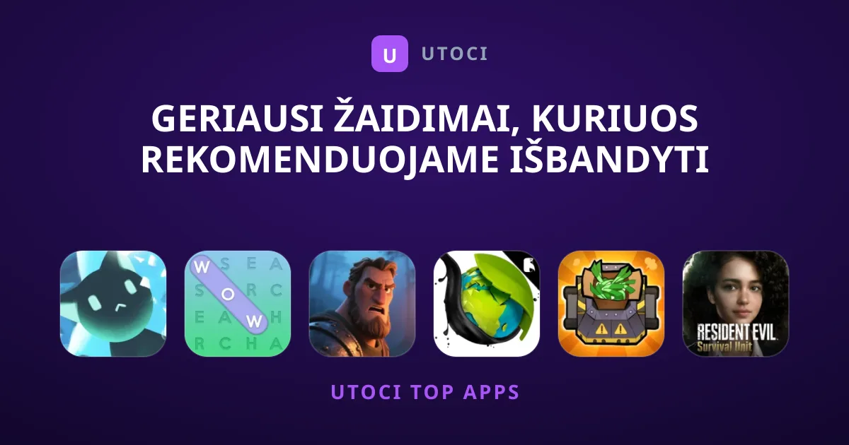 Geriausi Žaidimai, Kuriuos Rekomenduojame Išbandyti